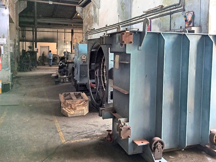 Transformer under repair — Om Electricals Power, Ranchi