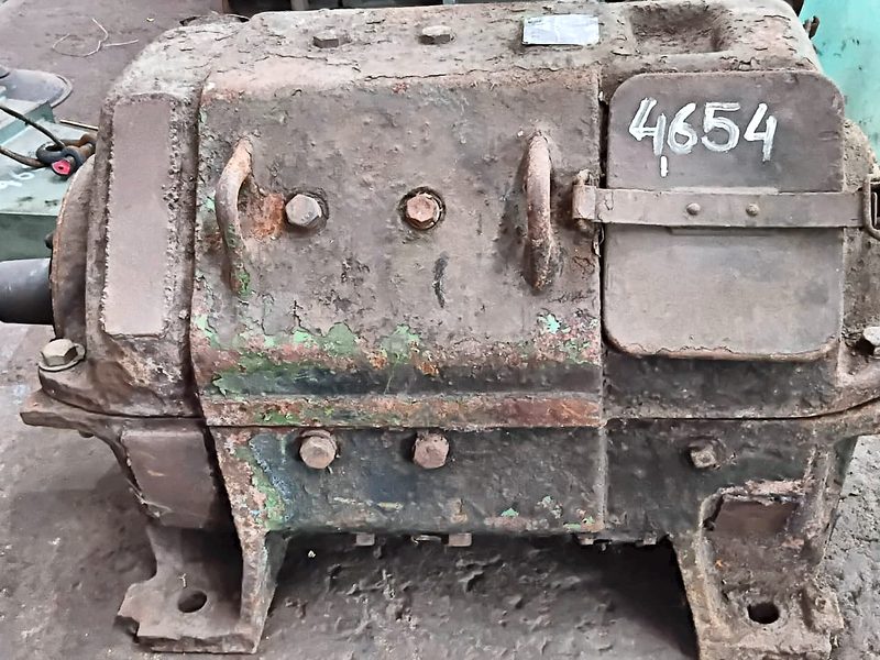 Industrial DC motor received for overhaul